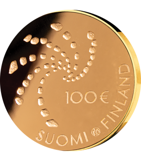 Finnland 2021: 100 Euro Goldmünze  "Journalismus + Redefreiheit"