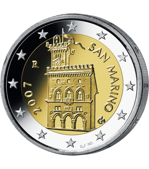Der Kursmünzensatz von San Marino 2021