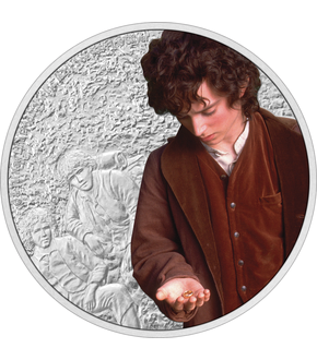 1-Unzen-Feinsilber-Gedenkmünze „THE LORD OF THE RINGS™ – Frodo Baggins“