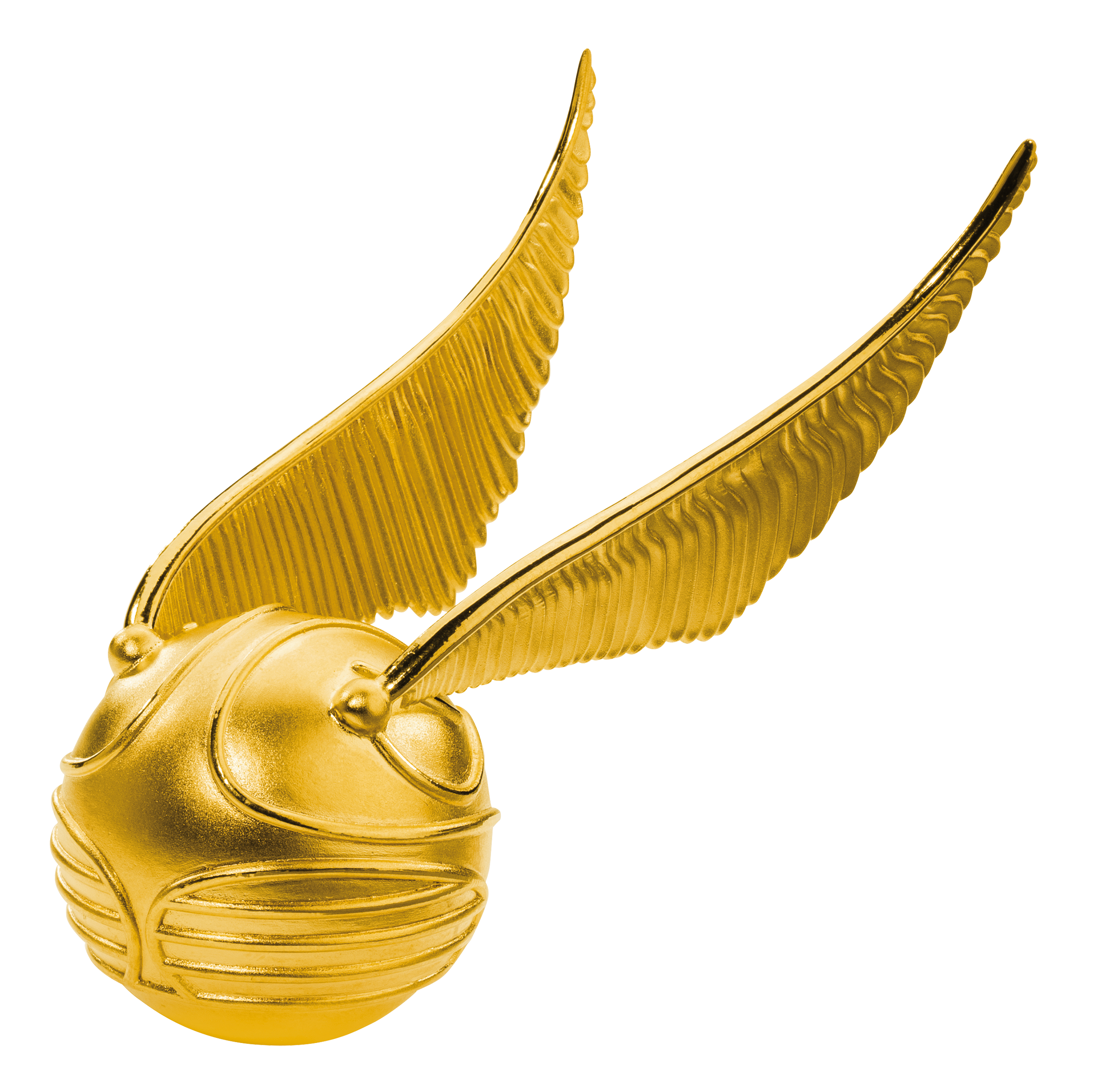 „Goldener Schnatz“ – die HARRY-POTTER™-3D-Silbermünze mit Gold-Veredelung