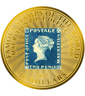 Flatcoin-Goldedition „Berühmteste Briefmarken“ – Start: „Blaue Mauritius“