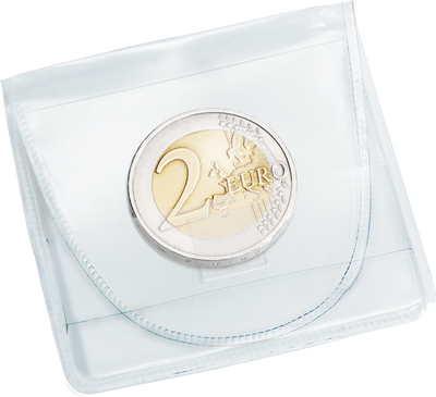 100er Pack Münztaschen für alle Münzen bis Ø 46 mm