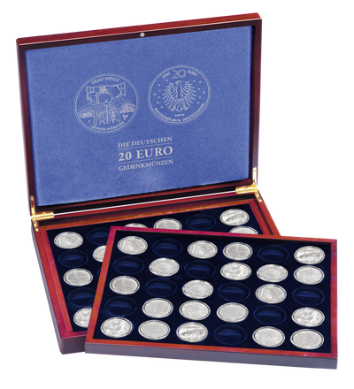 Münzkassette Volterra für 60 dt. 20-Euro-Gedenkmünzen