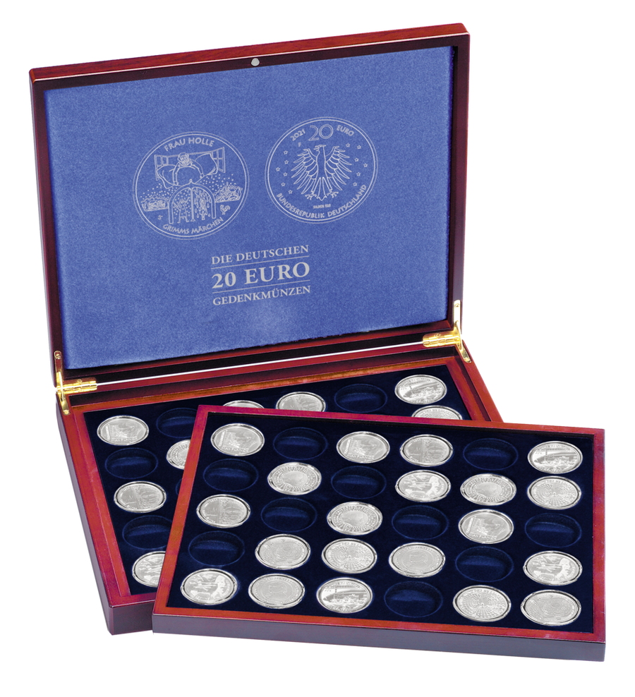 Münzkassette Volterra für 60 dt. 20-Euro-Gedenkmünzen