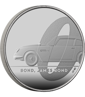 3er Set James Bond Gedenkmünzen