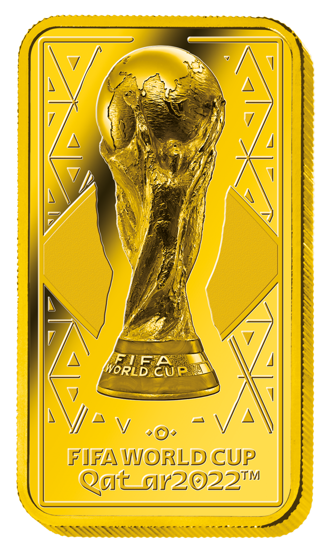 5g Gold-Gedenkbarren "Offizielle Trophäe"
