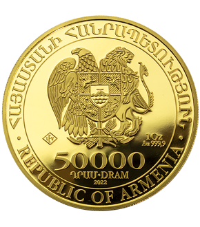 Erstabschlags-4er-Gold-Set "Arche Noah" - Armenien 2022