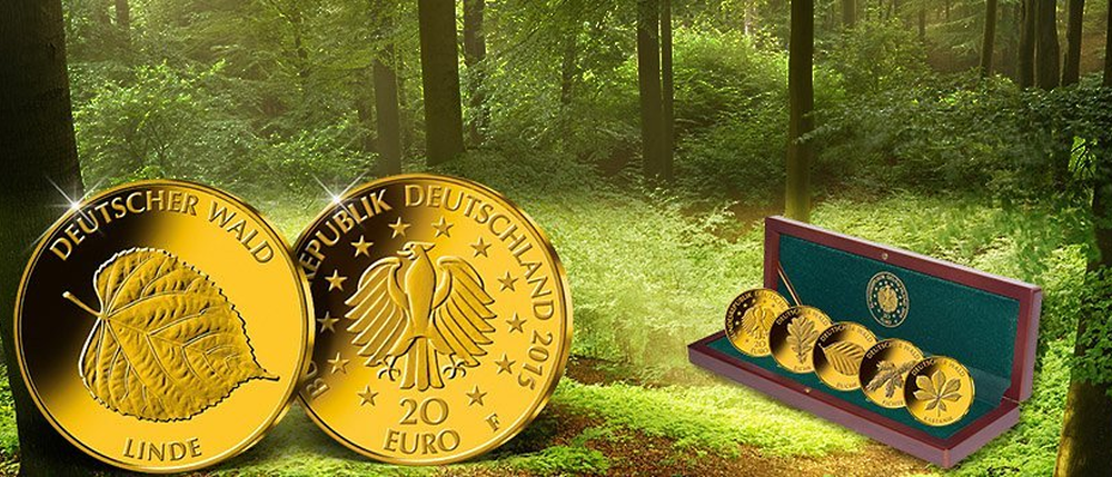 Die offiziellen deutschen 20 Euro Goldmünzen