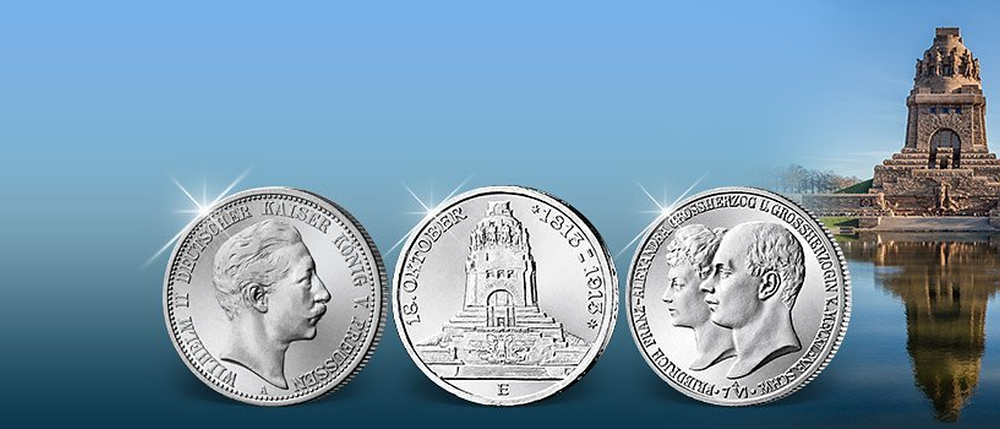 Original-Silbermünzen aus dem Deutschen Kaiserreich 
