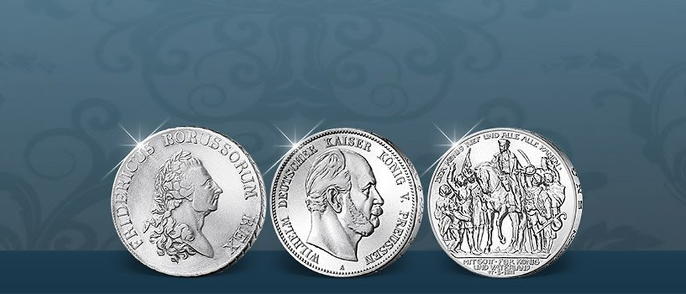 300 Jahre preußische Geschichte auf Original-Münzen!