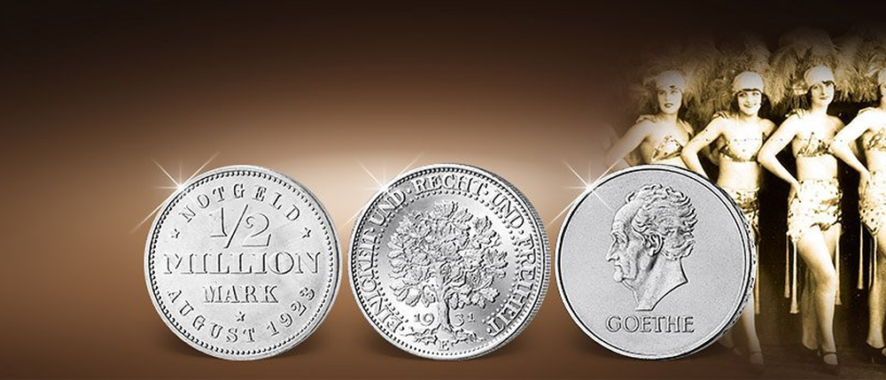 Original-Münzen der Weimarer Republik!
