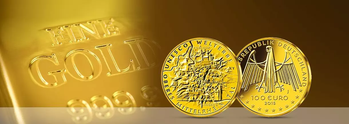 Wertvolle Deutsche 100 Euro Gold Gedenkmunzen