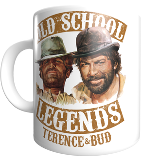 TERENCE HILL & BUD SPENCER Tasse – "Old School Legends"!