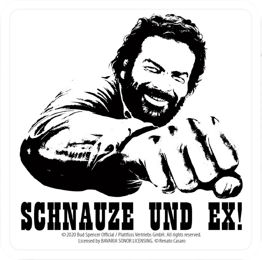 Bud Spencer & Terence Hill 4-er Kult-Deckel-Set 