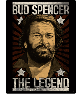BUD SPENCER – Blechschild "The Legend"!