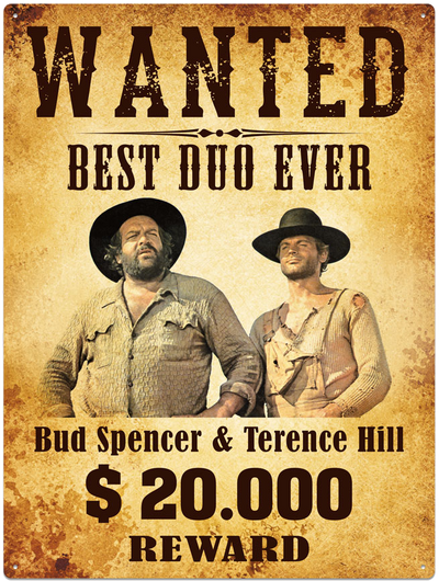BUD SPENCER & TERENCE HILL – Blechschild 