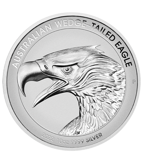 Australien 2022: 10 Unzen Silbermünze "Keilschwanzadler" mit Hochrelief