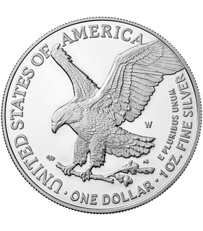 USA 2022: 1 Unze Silbermünze "Silver Eagle" - Polierte Platte