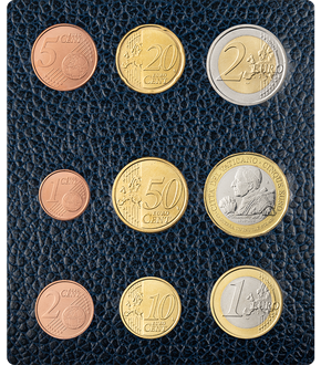 Vatikan 2022: Kursmünzensatz mit 5 Euro-Sondermünze "Papst Benedikt XV.