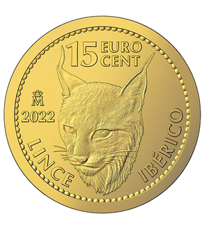 Spanien 2022: Gold-Euro-Anlagemünze "Iberischer Luchs"