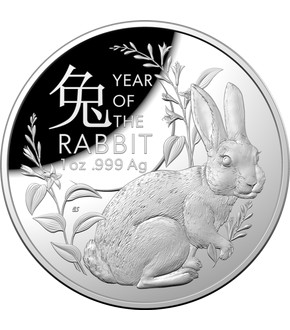 Australien 2023: Sensationelle Kuppel-Silbermünze "Jahr des Hasen"