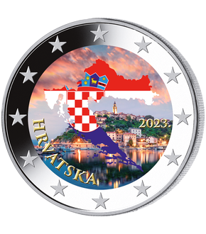 Premium-Farb-Edition der 2-Euro-Gedenkausgaben - Start: Kroatien 2023