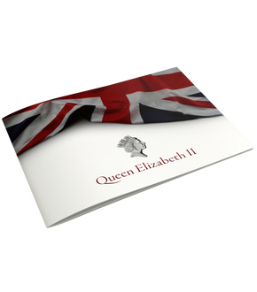Großbritannien 2022: Broschüre "Queen Elizabeth II." Leben für die Krone
