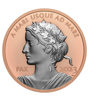 Kanada 2023: Silbermünze mit Roségold-Veredelung "Peace Dollar 2023"