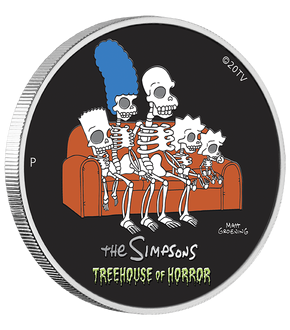 Australien/Tuvalu 2022: Silbermünze "The Simpsons -Treehouse of Horror"