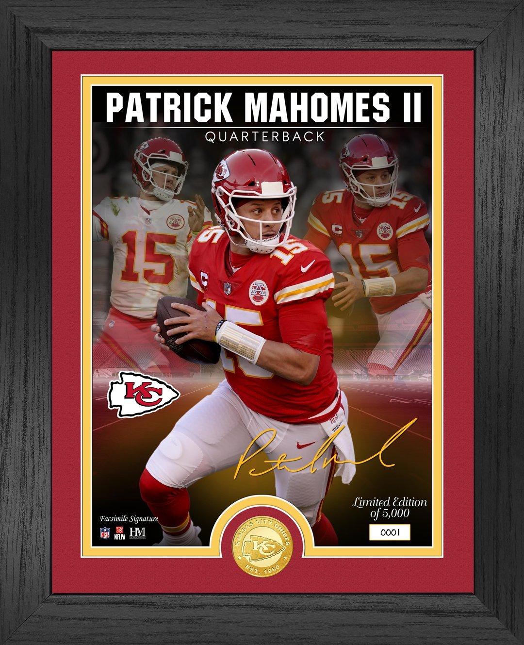 Die offizielle Gedenkprägung Patrick Mahomes