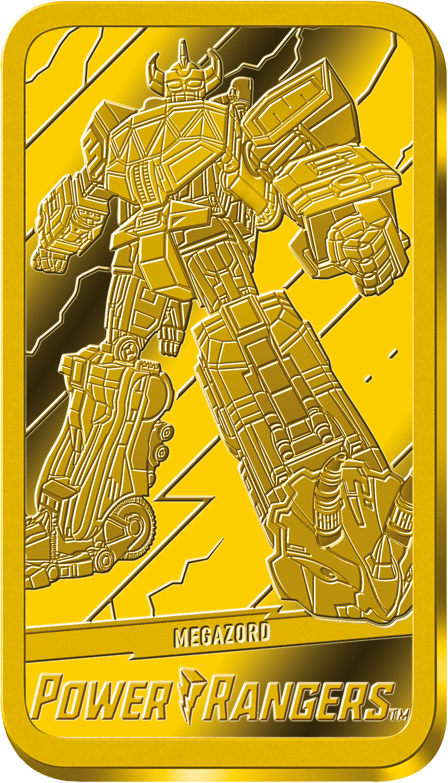 Die Vorderseite des offiziellen Gold-Gedenkbarrens 