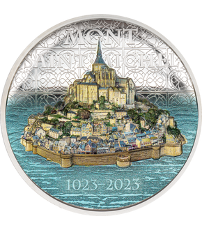 Die einzigen Jubiläums-Gedenkmünzen "1.000 Jahre Mont Saint-Michel"!					