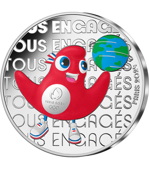 Paris 2024: Frankreichs offizielle Silbermünze „Gemeinsames Engagement“!