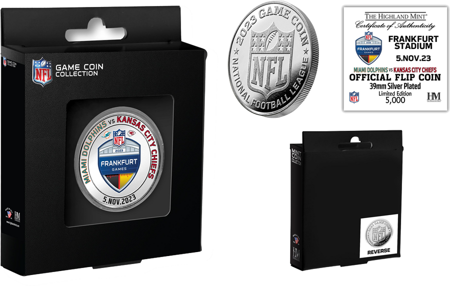 Der offizielle NFL-Game Coin Frankfurt Games 2023 