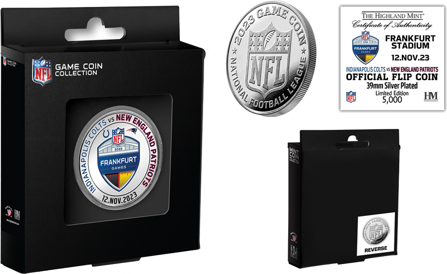 Der offizielle NFL-Game Coin Frankfurt Game 2023 