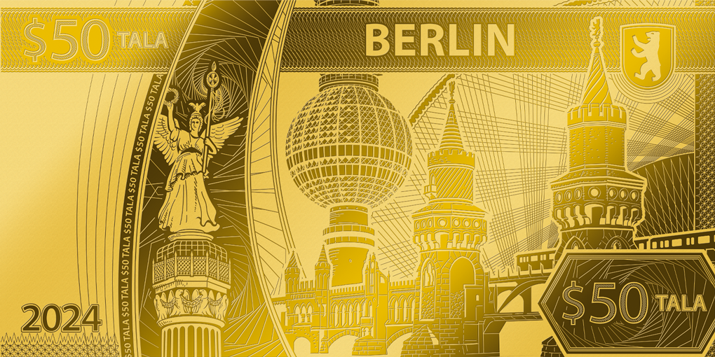 Deutschlands 16 Bundesländer – gewürdigt auf 1/100-Unzen-Goldnoten-Münzen