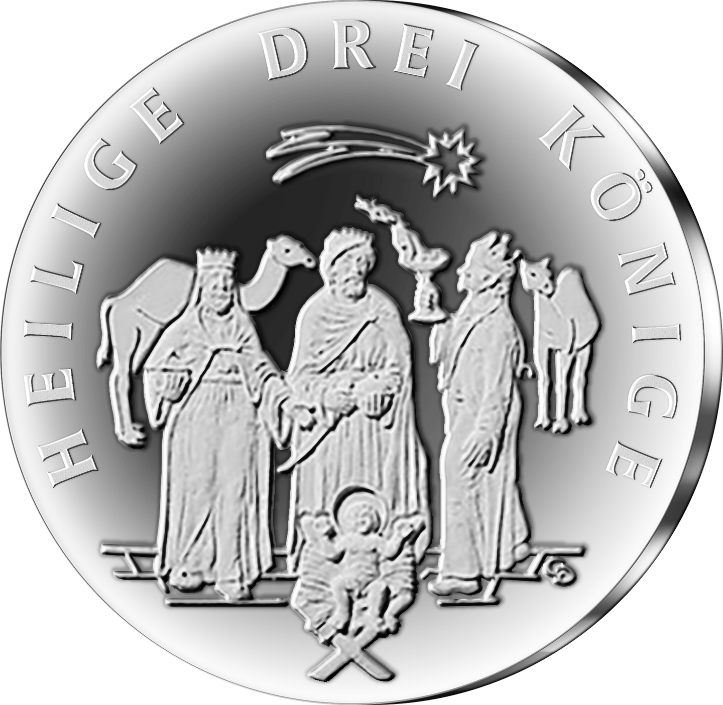 Die Vorderseite der 25-Euro-Silbermünze 