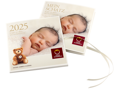 Österreich 2025: Wertvoller Baby-Euro-Münzensatz 2025