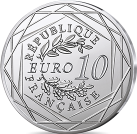 Tour-de-France-Silbermünze-Rückseite