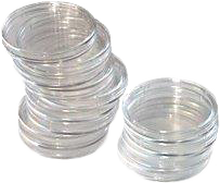 10er-Pack: Münzkapseln für die deutsche 5-Euro-Gedenkmünze (Ø je 27,5 mm)