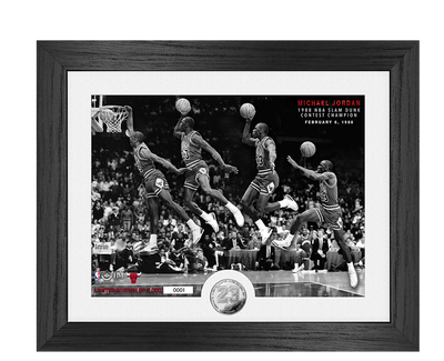 Die offizielle Gedenkprägung der Basketball-Legende "Michael Jordan"