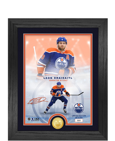 Die offizielle Prägung des deutschen NHL-Stars "Leon Draisaitl"