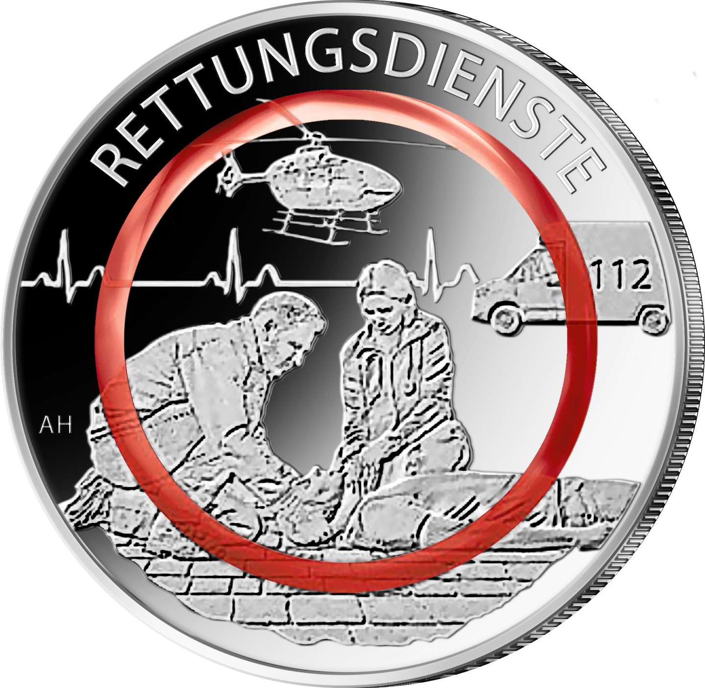 Die Motivseite der 10-Euro-Gedenkmünze 2026 