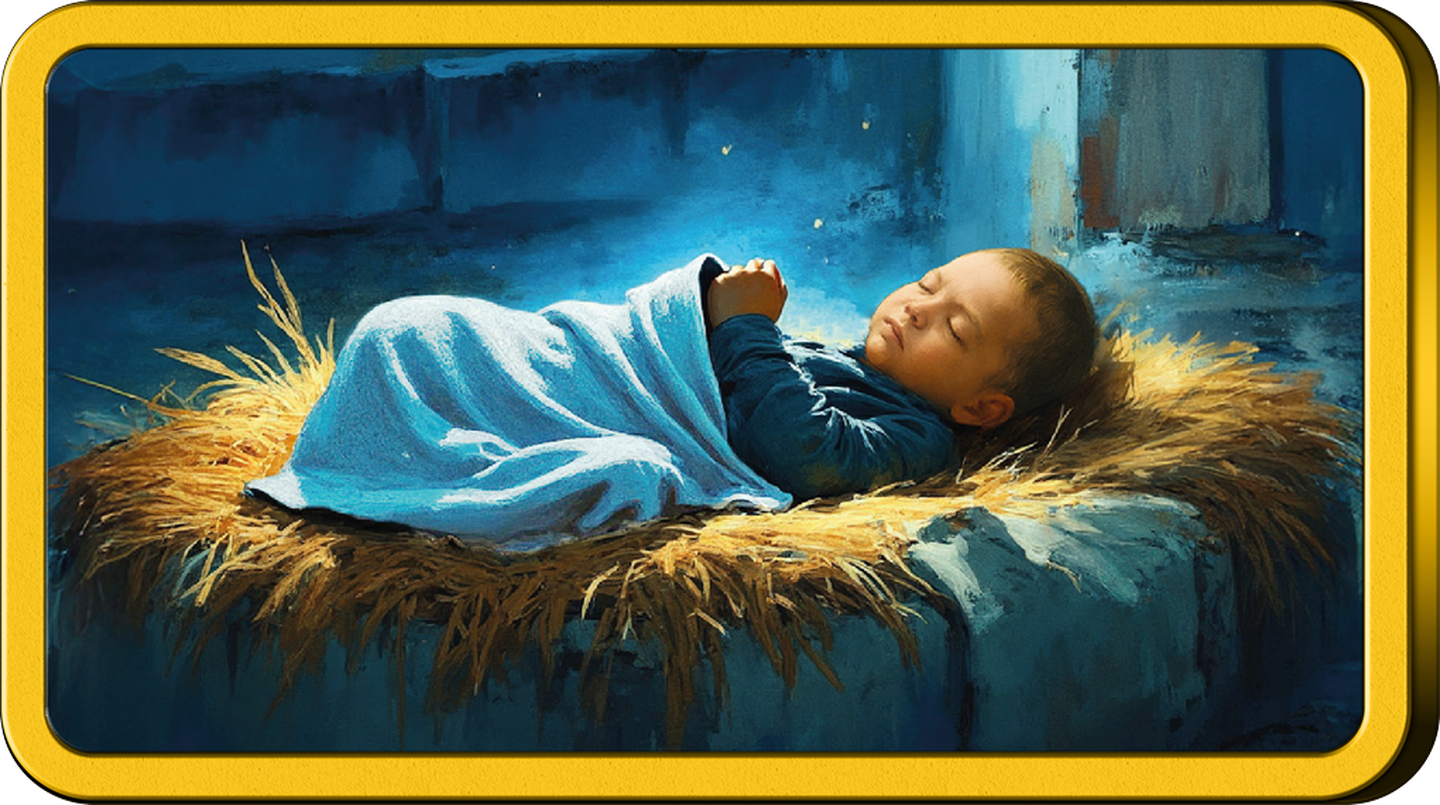 Die Vorderseite des Feingoldbarrens 