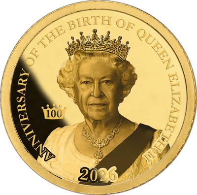 Goldmünze „100. Geburtstag Queen Elizabeth II.“