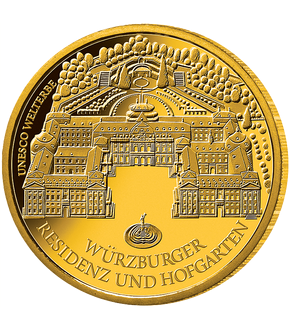 100 Euro Goldmünze 2010 "UNESCO-Weltkulturerbestadt Würzburg"