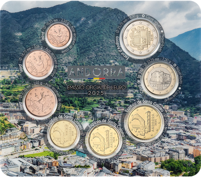 Der offizielle Kursmünzensatz "Andorra 2025"!