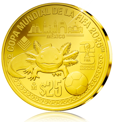 Gold-Gedenkmünze zur FIFA WM 2026™ „Mexiko Stadt”