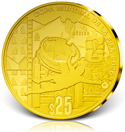 Gold-Gedenkmünze zur FIFA WM 2026™ „Monterrey”