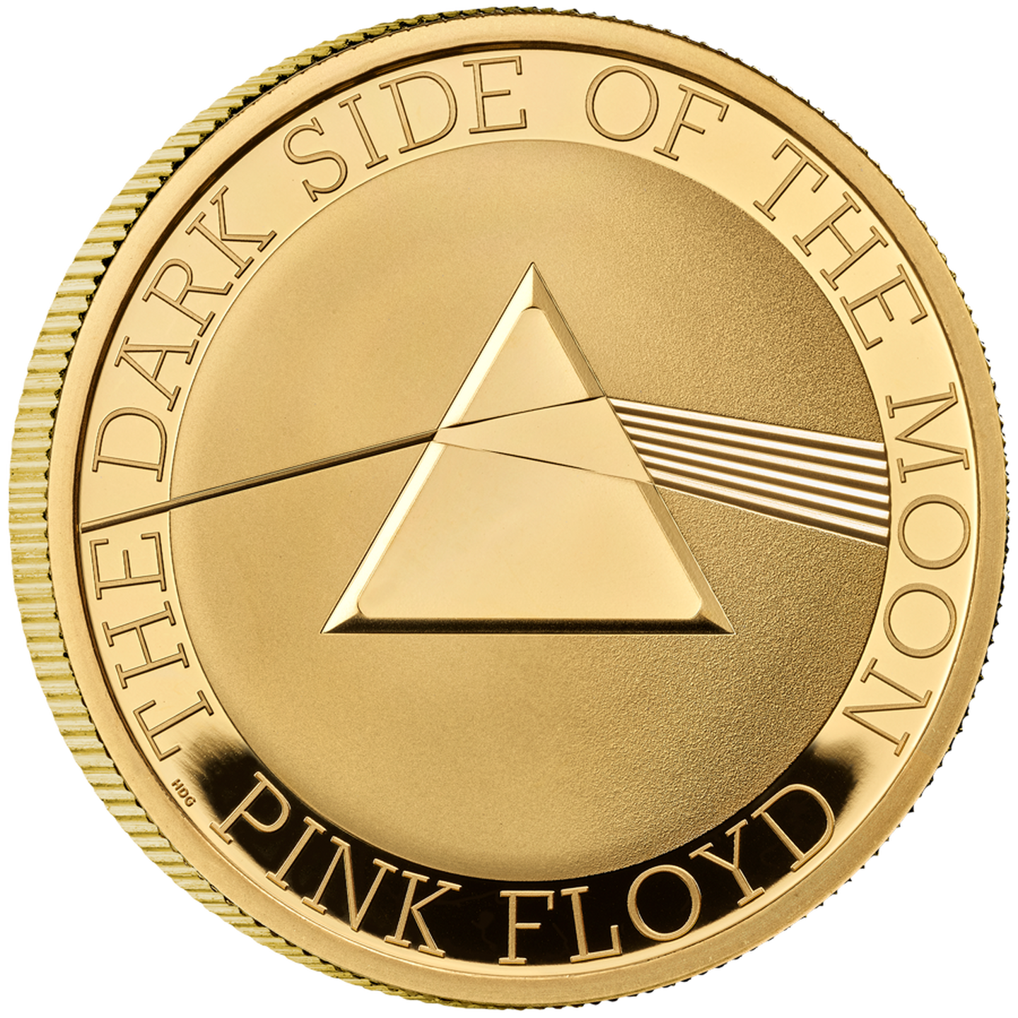 Vorderseite Großbritannien – 1-Unzen-Goldmünze „Pink Floyd“